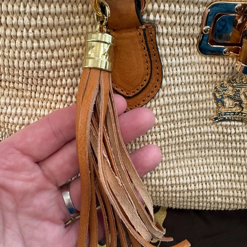 PRATESI Sarteano Shoulder Bag Bamboo Handle S291/PCE - Summer Brown